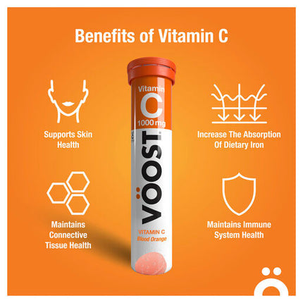 Voost Vitamin C 1000mg 20 Effervescent Tablets