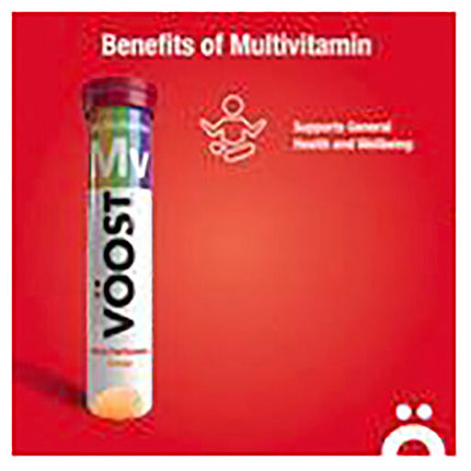 Voost Multivitamin Orange Effervescent Tablets 40 Pack