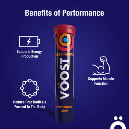 Voost Performance Orange Effercescent 20 Tablets