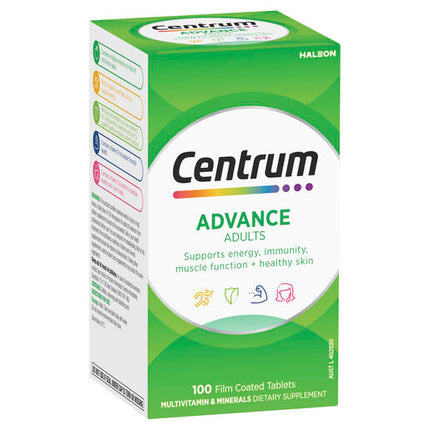 Centrum Advance For Adults 100 Tablets
