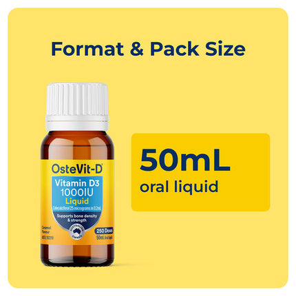 OsteVit-D Vitamin D3 Liquid 50mL