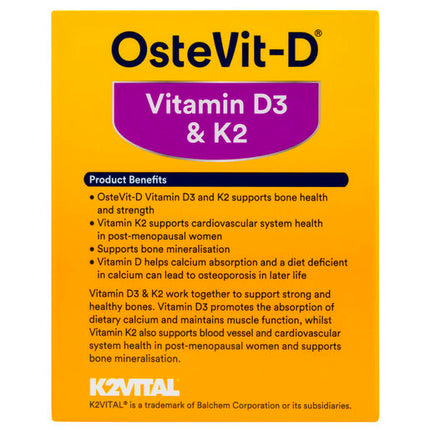 OsteVit D Vitamin D3 + K2 Capsules 60