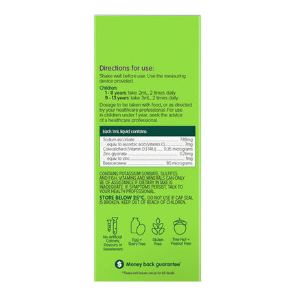 Brauer Baby & Kids Liquid Zinc 200mL