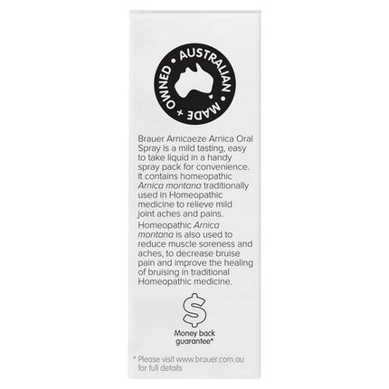 Brauer Arnicaeze Arnica Oral Spray 20mL