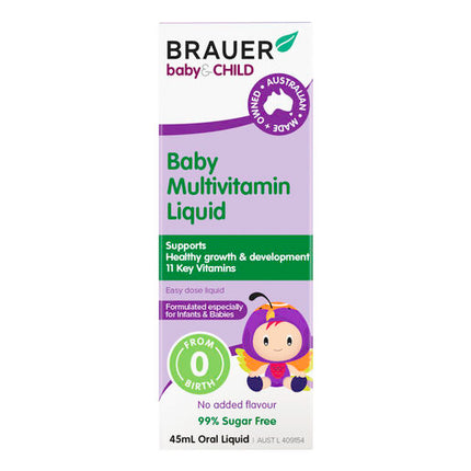 Brauer Baby & Child Liquid Multivitamin 45ml