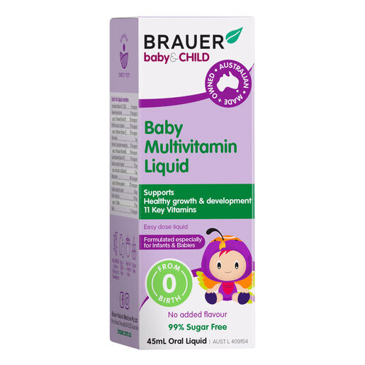 Brauer Baby & Child Liquid Multivitamin 45ml