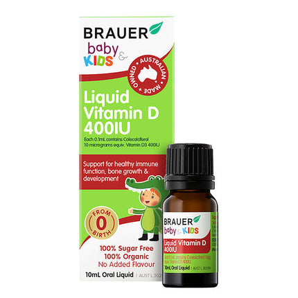 Brauer Baby & Kids Liquid Vitamin D 400IU 10mL