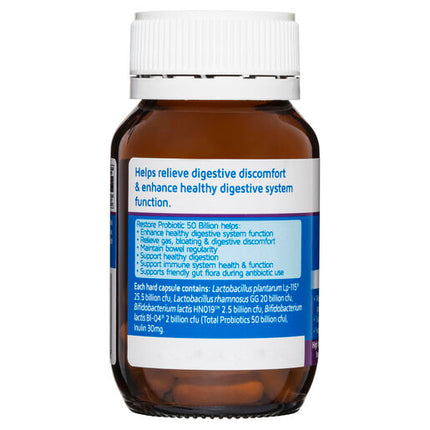 Natures Way Restore Probiotic 50 Billion 30 Capsules