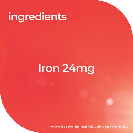 Nature's Way High Strength Adult Vita Gummies Iron 24mg 30s