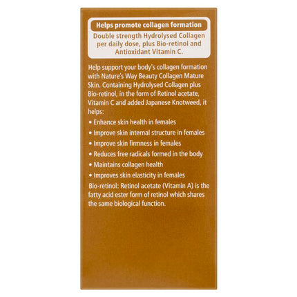 Nature's Way Beauty Collagen Mature Skin 60 Tablets