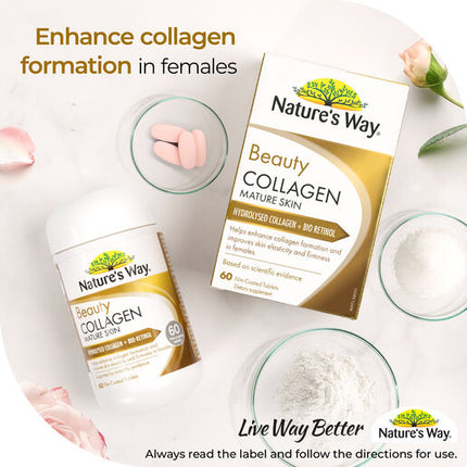 Nature's Way Beauty Collagen Mature Skin 60 Tablets