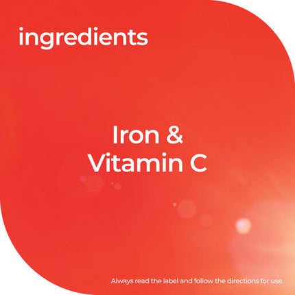 Natures Way Kids Smart Iron + Vitamin C 50 Strawberry Flavoured Chewable Tablets