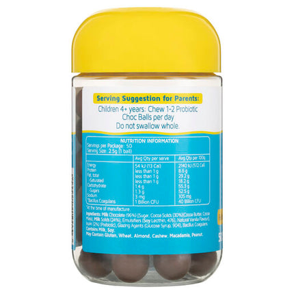 Nature's Way Kids Smart Probiotic Chocolate Balls 50 Pack