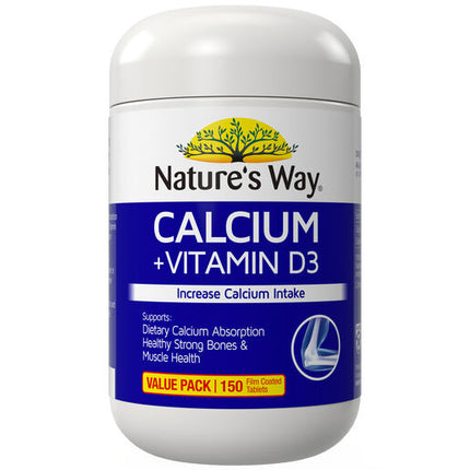 Nature's Way Calcium + Vitamin D3 150 Tablets