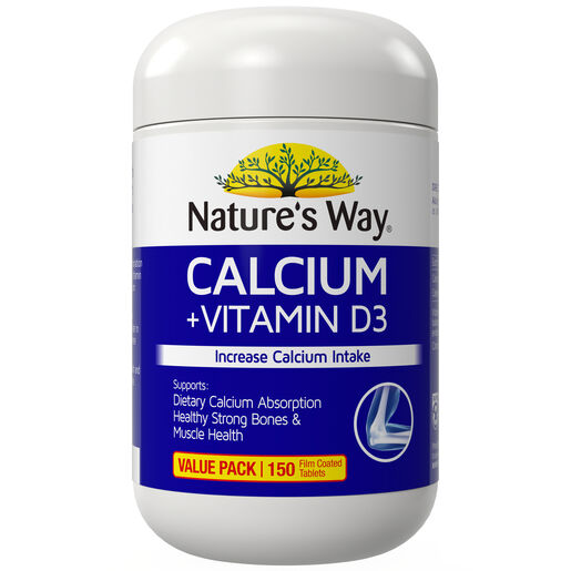Nature's Way Calcium + Vitamin D3 150 Tablets
