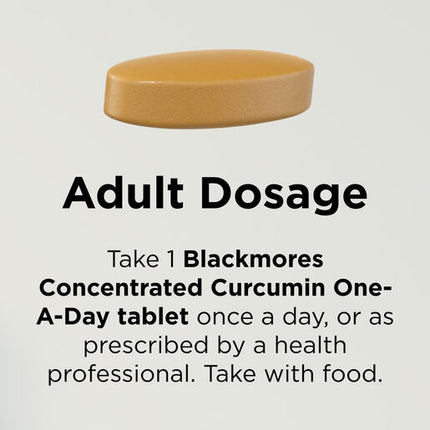 Blackmores Concentrated Curcumin One-A-Day 30 Tablets