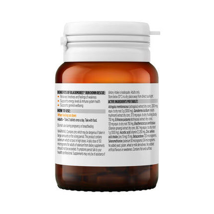 Blackmores Run Down Rescue 30 Tablets