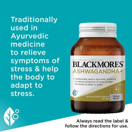Blackmores Ashwagandha+ 60 Tablets