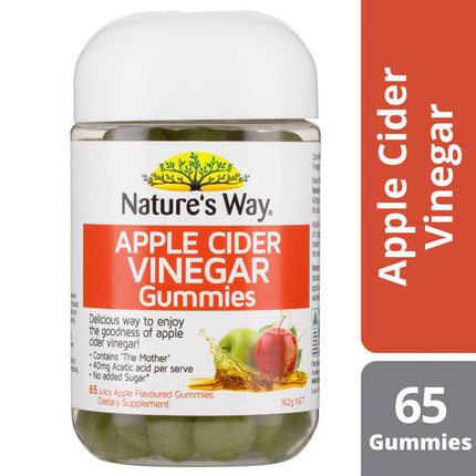 Nature's Way Apple Cider Vinegar Diet 65 Gummies