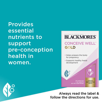 Blackmores Conceive Well Gold 56 Tablets