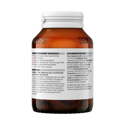 Blackmores Super Magnesium Plus 100 Tablets