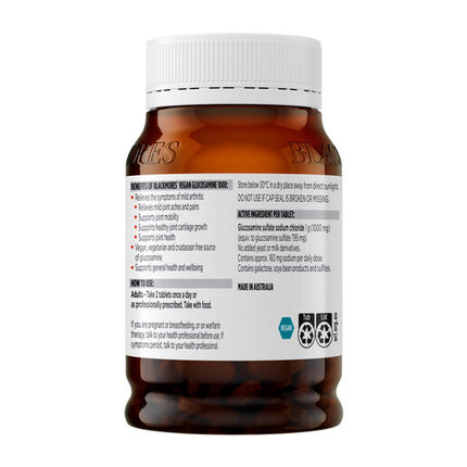 Blackmores Vegan Glucosamine 1000mg 200 Tablets