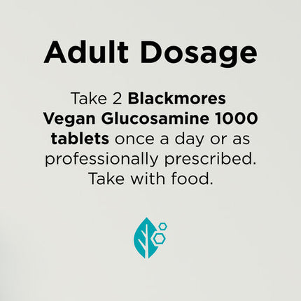 Blackmores Vegan Glucosamine 1000mg 200 Tablets