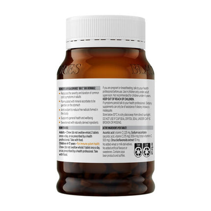 Blackmores Bio C 500mg Chewable 200 Tablets