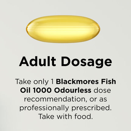 Blackmores Odourless Fish Oil 1000mg 200 Capsules