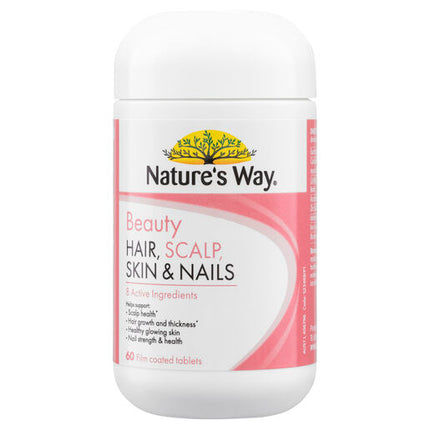 Nature's Way Hair, Scalp, Skin & Nails 60 Tablets