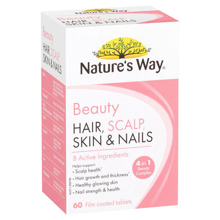 Nature's Way Hair, Scalp, Skin & Nails 60 Tablets