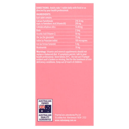 Nature's Way Hair, Scalp, Skin & Nails 60 Tablets
