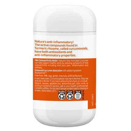 Nature's Way Activated Curcumin 30 Tablets