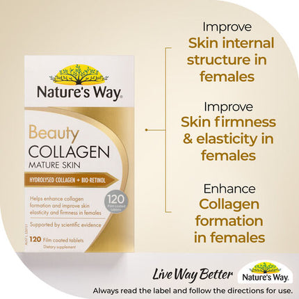 Nature's Way Beauty Collagen Mature Skin 120 Tablets