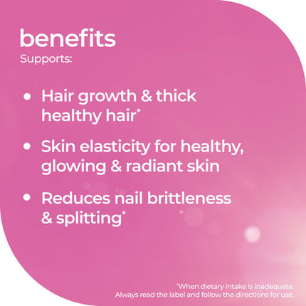 Nature’s Way Adult Vita Gummies High Strength Hair Skin Nails 60