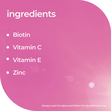 Nature’s Way Adult Vita Gummies High Strength Hair Skin Nails 60