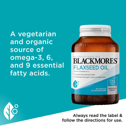 Blackmores Flaxseed Oil 100 Capsules