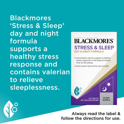 Blackmores Stress & Sleep Formula 20 Tablets
