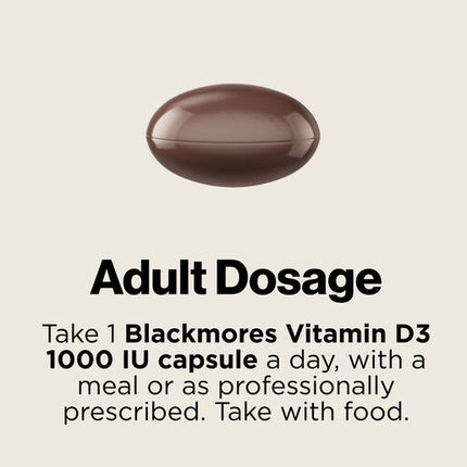 Blackmores Vitamin D3 1000IU 300 Capsules