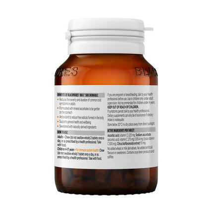 Blackmores Bio C 500mg Chewable 50 Tablets
