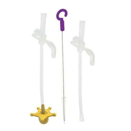 b.box Disney Sippy Cup Replacement Straw Twin Pack