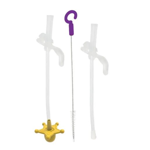 b.box Disney Sippy Cup Replacement Straw Twin Pack