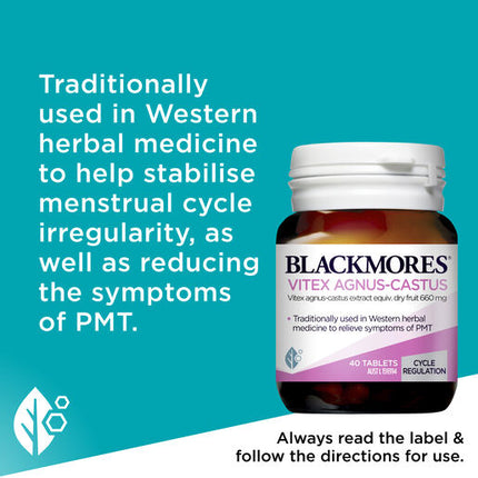 Blackmores Vitex Angus Castus 40 Tablets