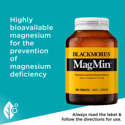 Blackmores MagMin 500mg 250 Tablets
