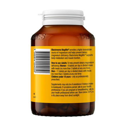 Blackmores MagMin 500mg 250 Tablets