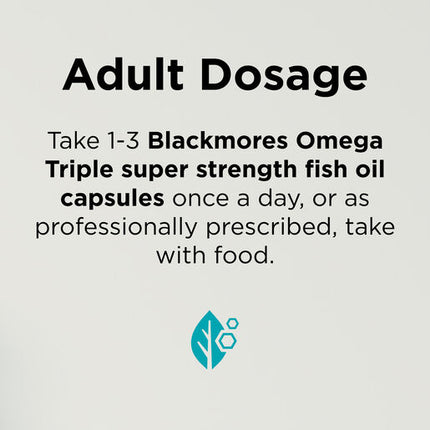 Blackmores Omega Triple Super Strength Fish Oil 150 Capsules