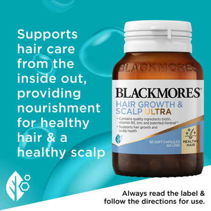 Blackmores Hair Growth & Scalp Ultra 60 Capsules