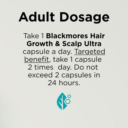 Blackmores Hair Growth & Scalp Ultra 60 Capsules