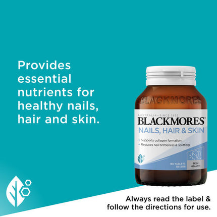 Blackmores Nails Hair & Skin 180 Tablets