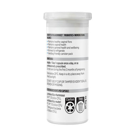 Blackmores Probiotics+ Womens Flora Balance 30 Capsules